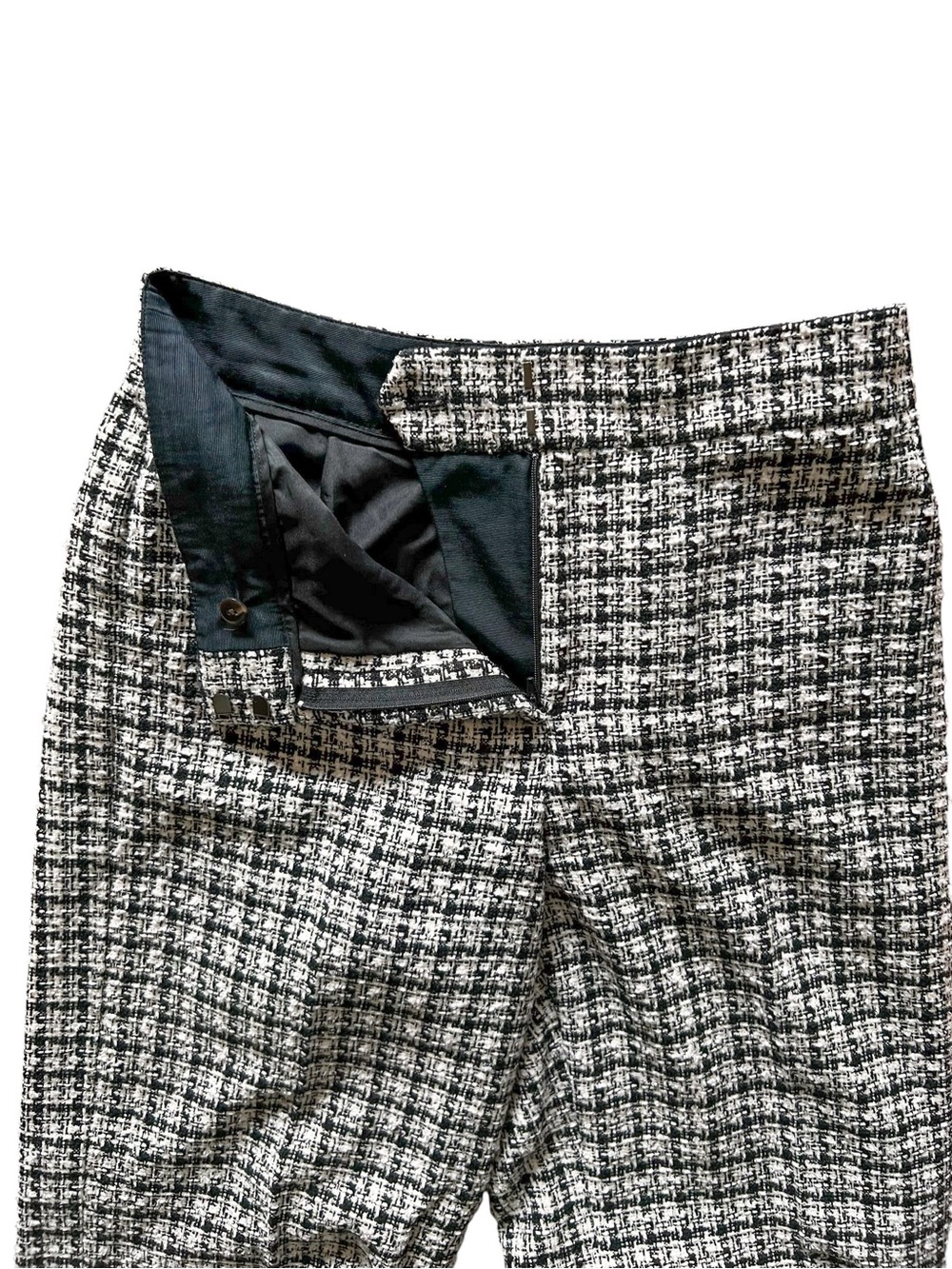 Ann Taylor The Marina Wide Leg Tweed Pants 8P - Picture 4 of 15